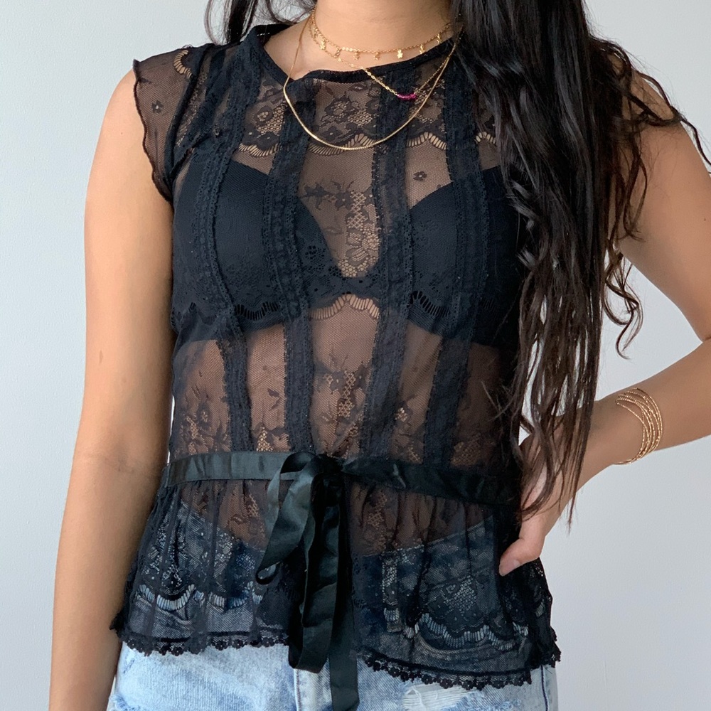 vintage lace shirt